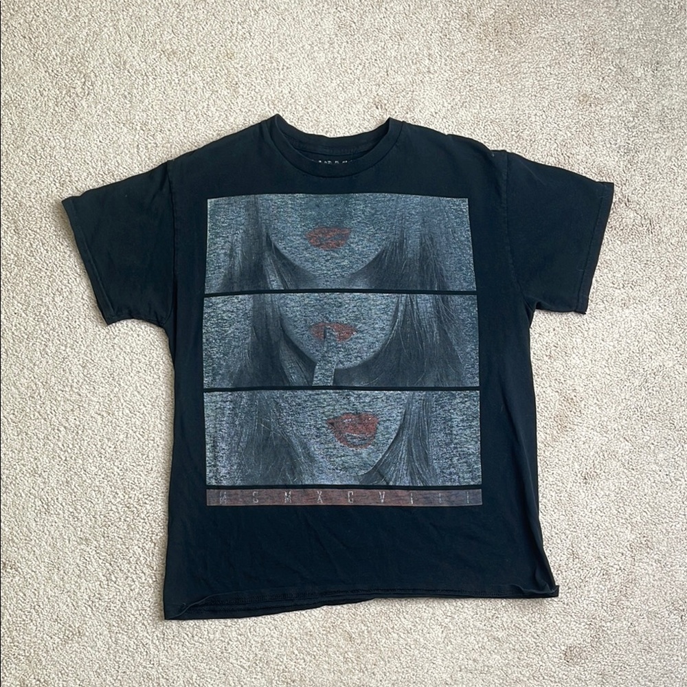 Tony Hawk Black Artistic Graphic Short Sleeve Tee